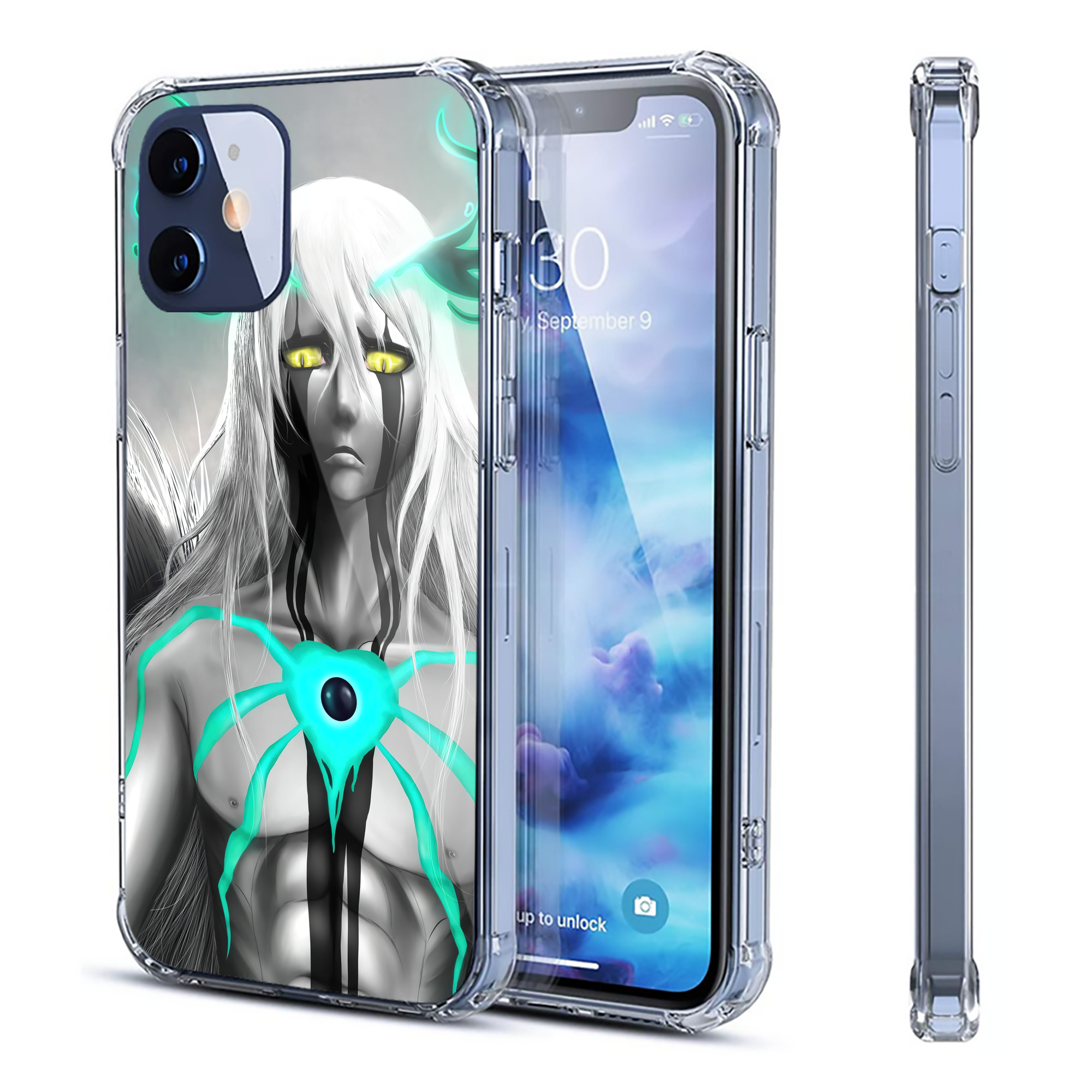 （画像用） ブリーチ BLEACH 【iPhone 12シリーズ対応】透明スマホケース（クリアソフトケース）